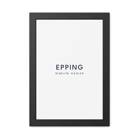 Epping — Framed Coordinates Print