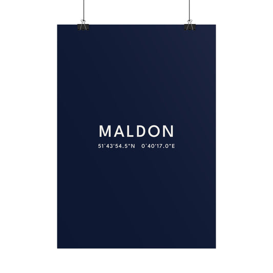 Maldon — Coordinates Print