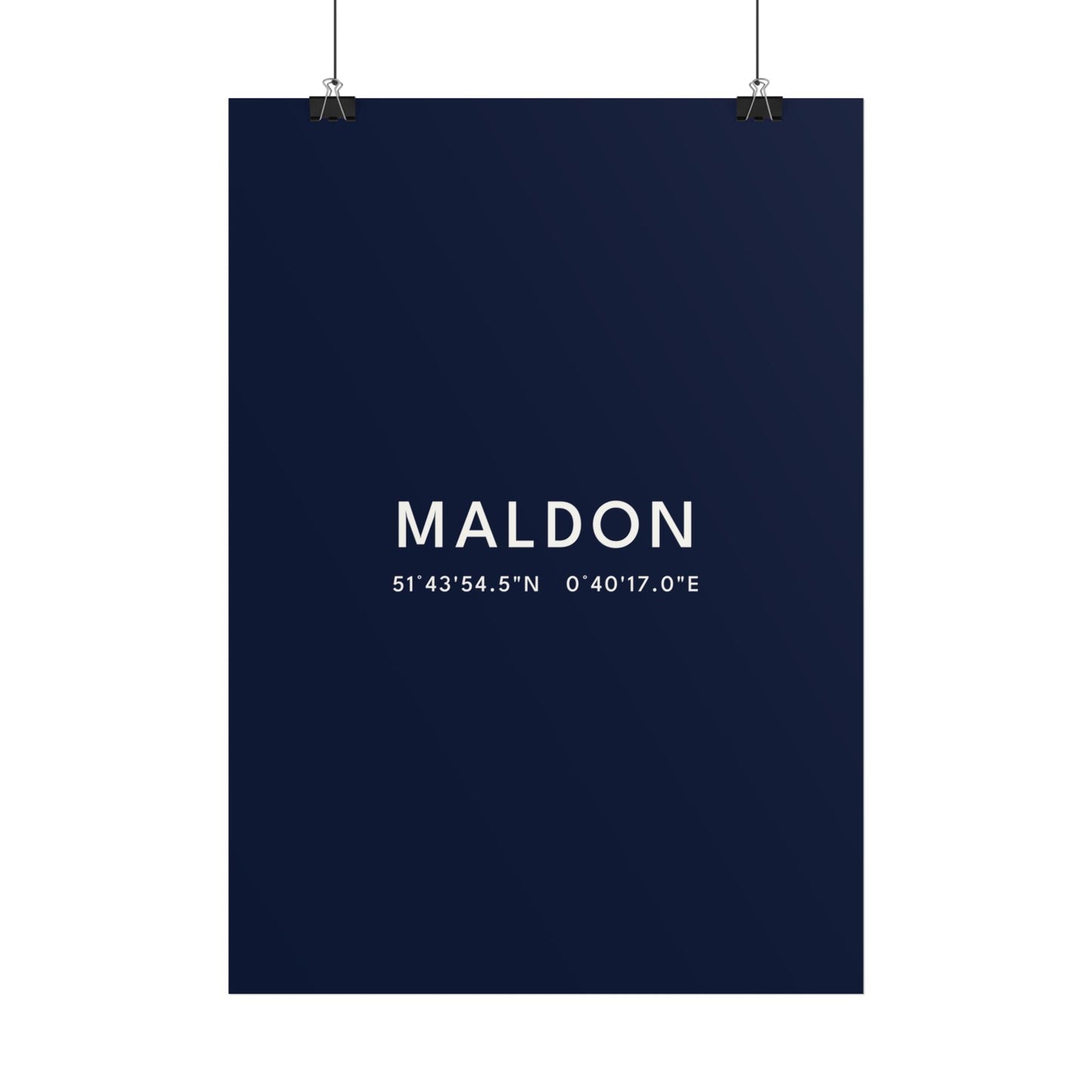 Maldon — Coordinates Print
