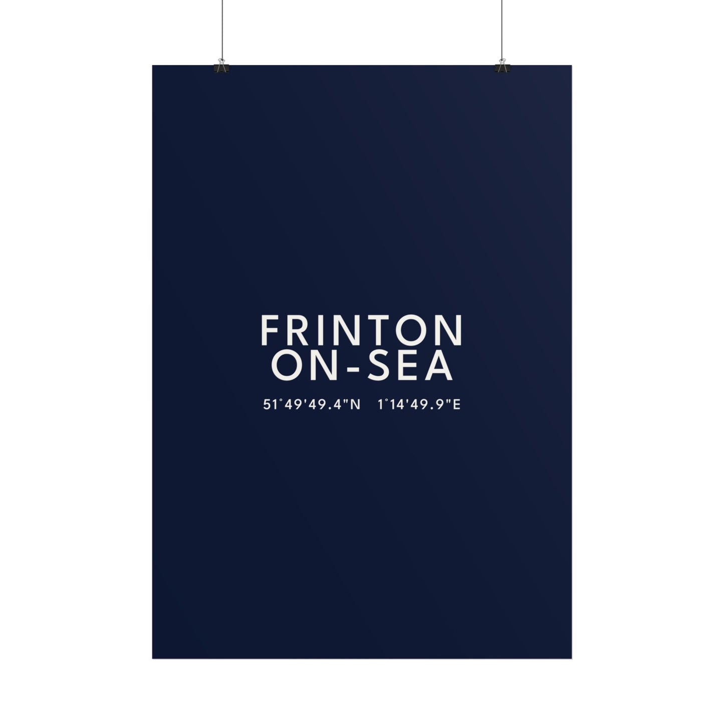 FRINTON-ON-SEA — Coordinates Print