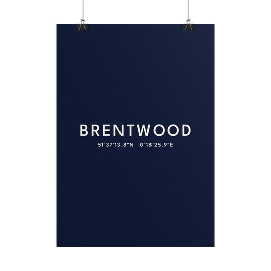 Brentwood — Coordinates Print