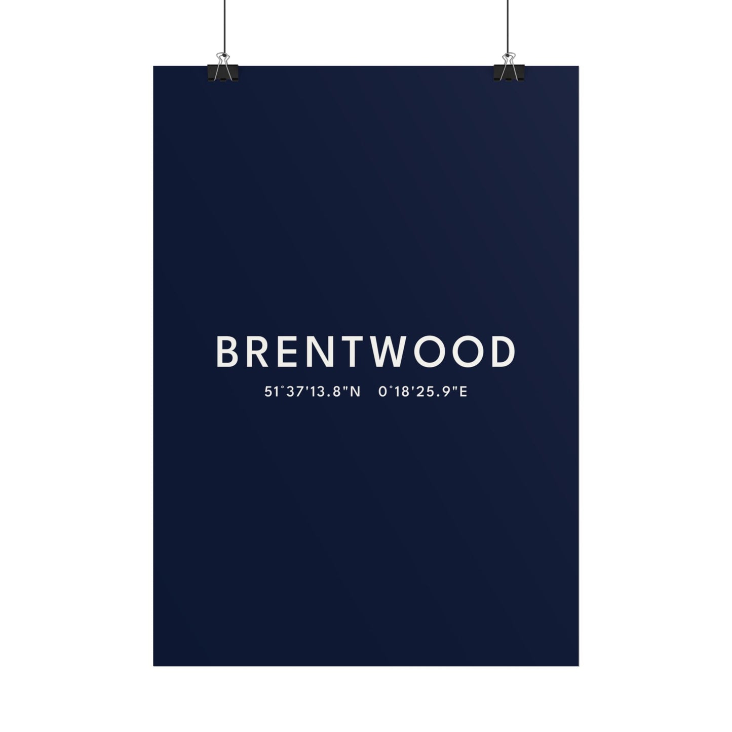 Brentwood — Coordinates Print