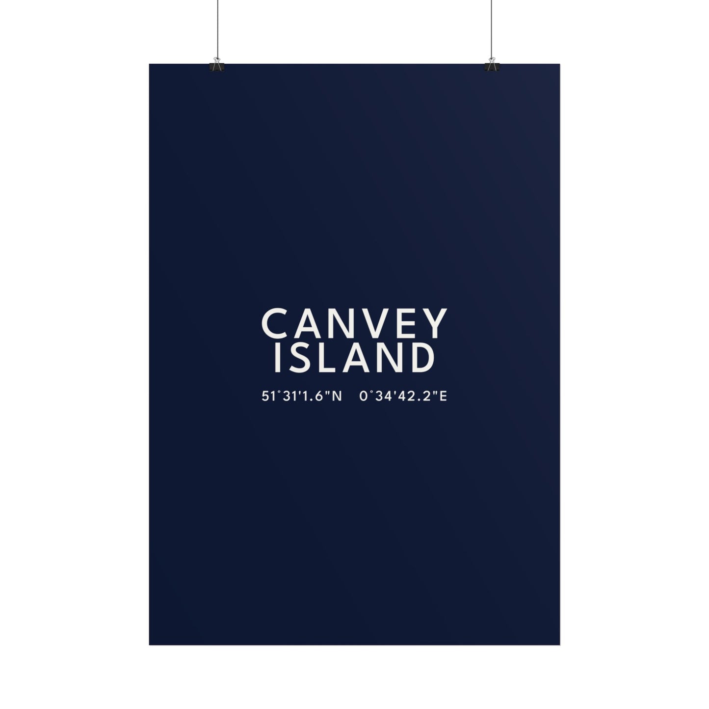 CANVEY ISLAND — Coordinates Print