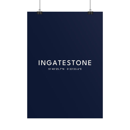 Ingatestone — Coordinates Print
