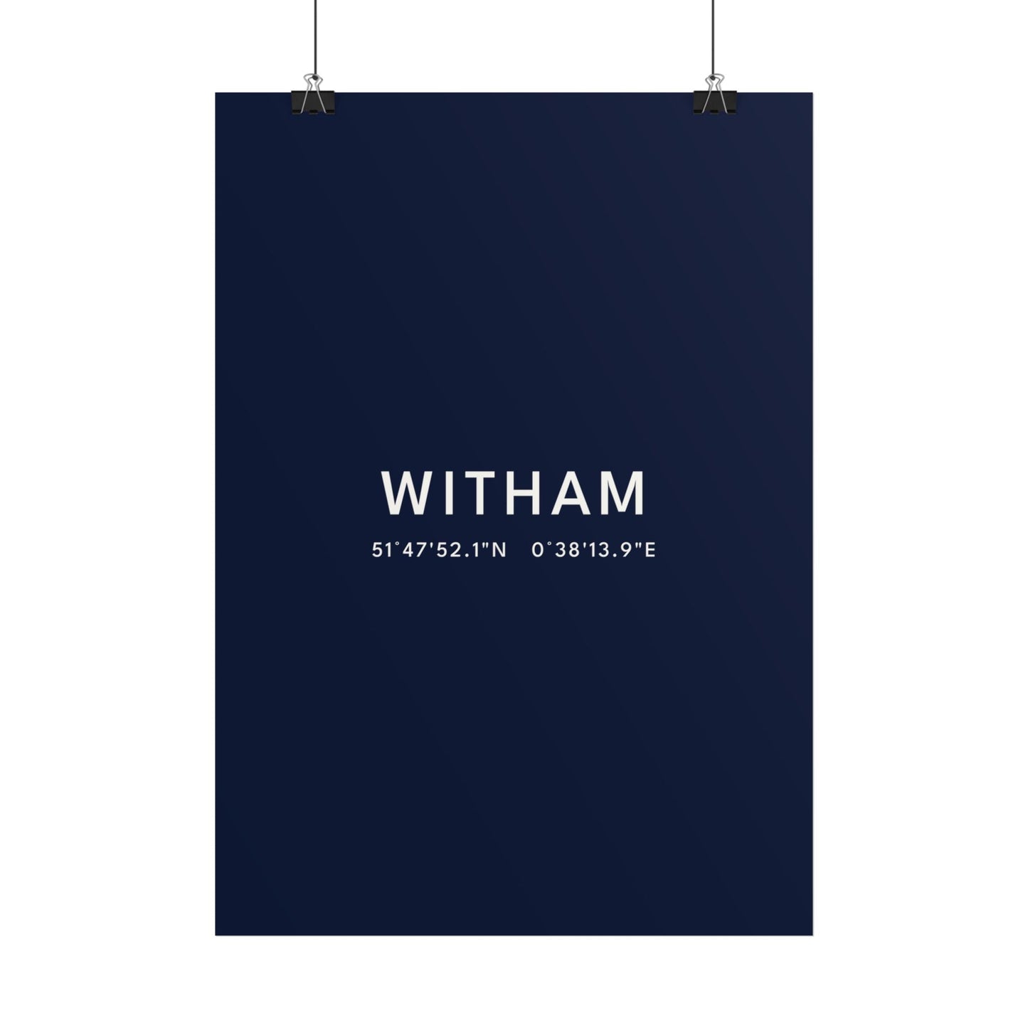 Witham — Coordinates Print