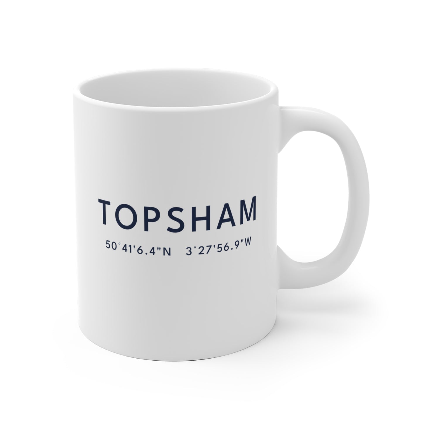 Topsham — Coordinates Ceramic Mug