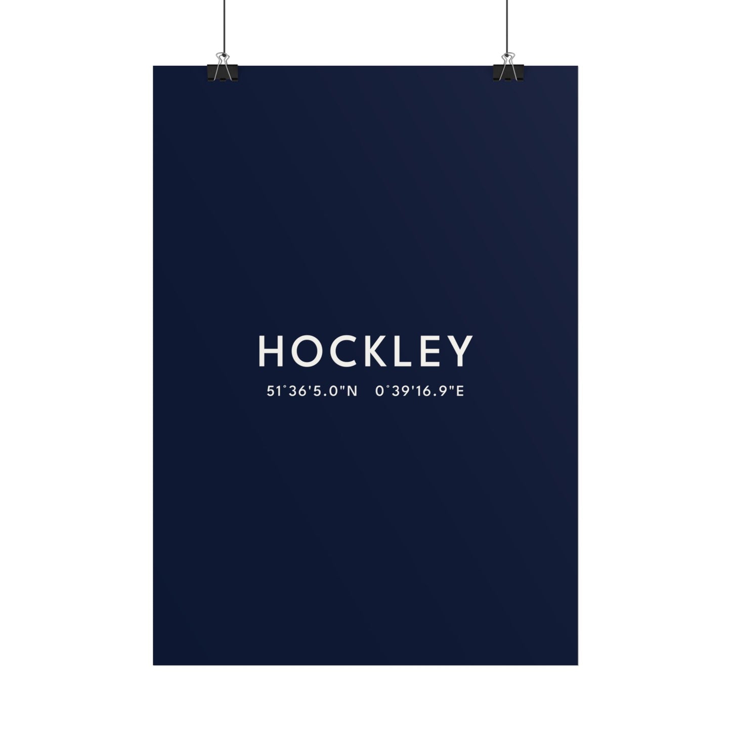 Hockley — Coordinates Print