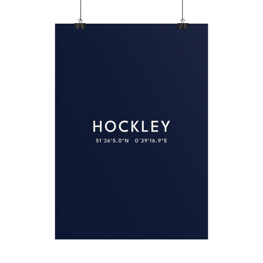 Hockley — Coordinates Print