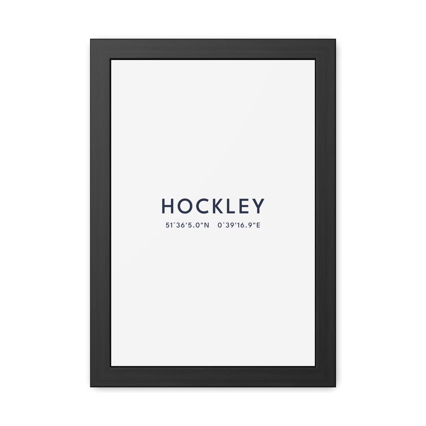Hockley — Framed Coordinates Print