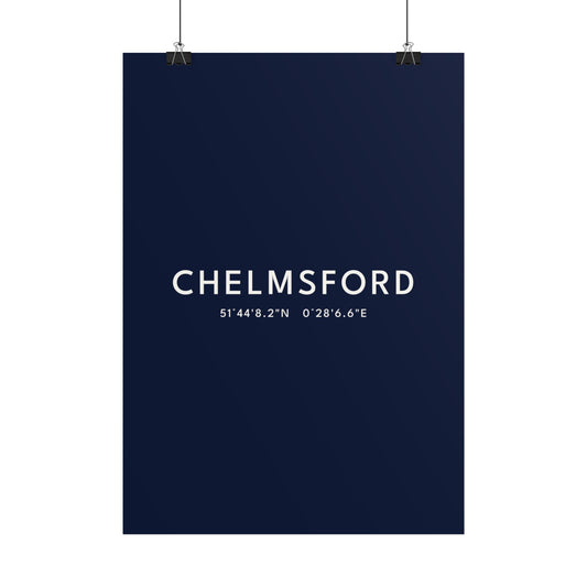 Chelmsford — Coordinates Print