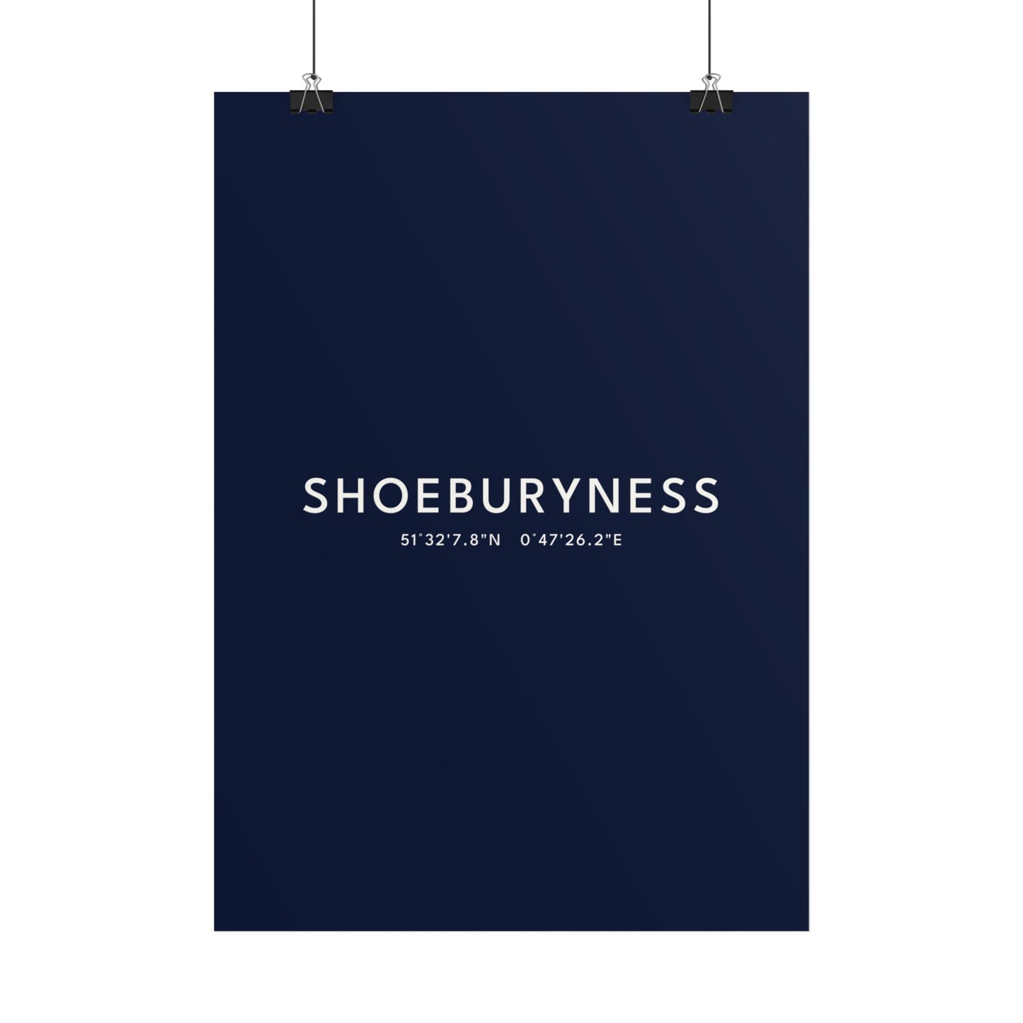 Shoeburyness — Coordinates Print