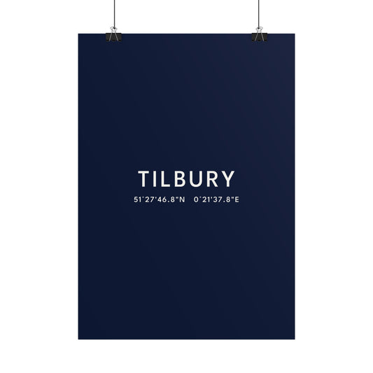 Tilbury — Coordinates Print