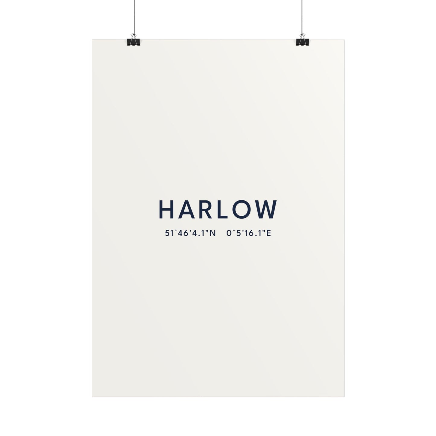 Harlow — Coordinates Print (White)