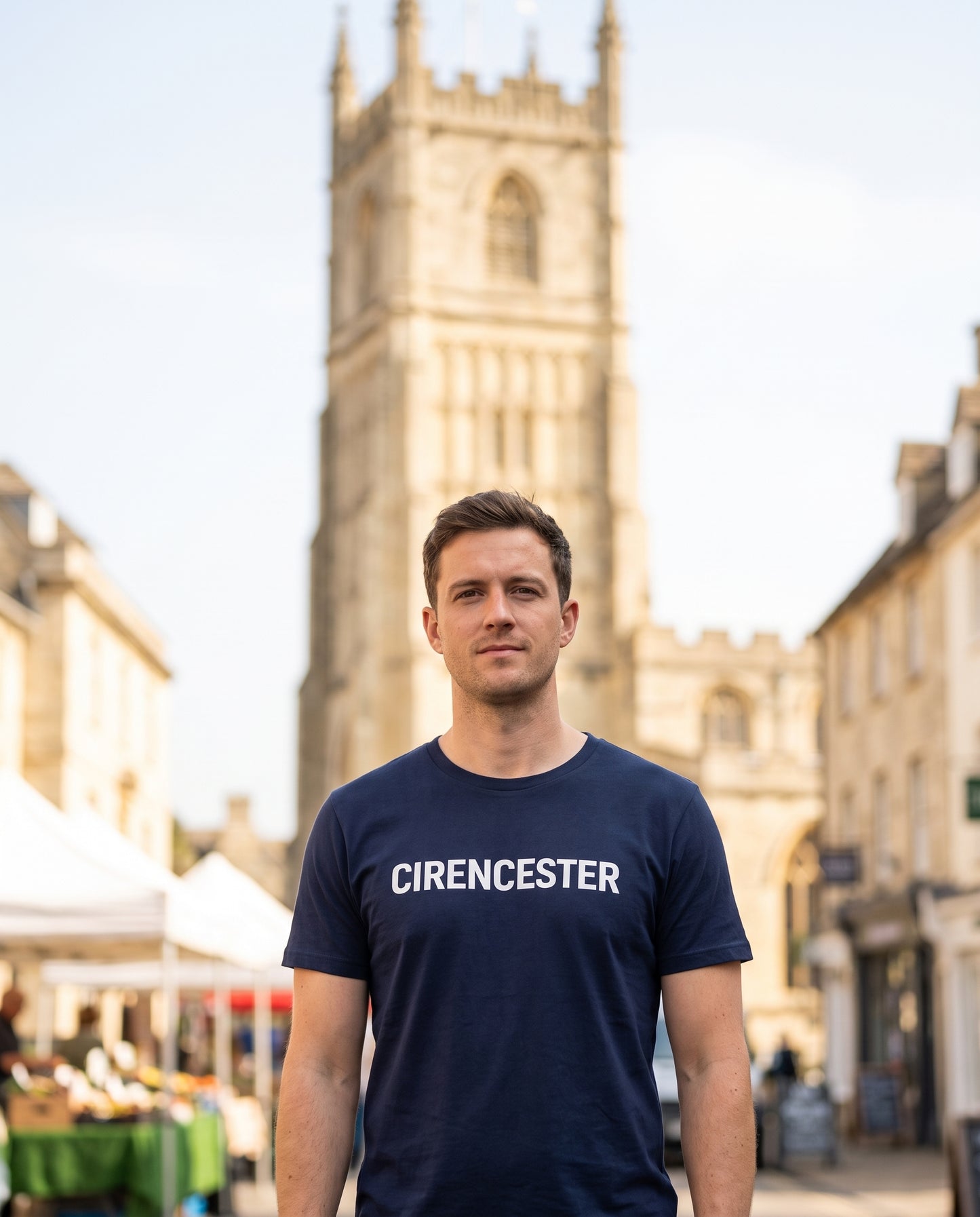 Cirencester — Navy Tee