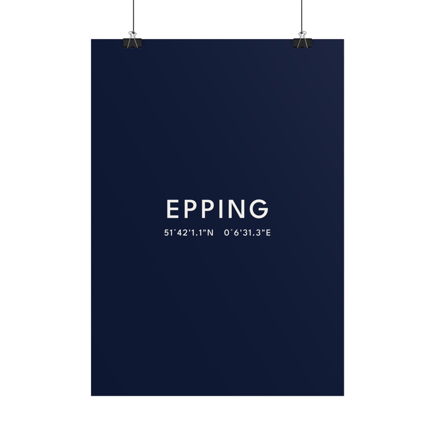 Epping — Coordinates Print