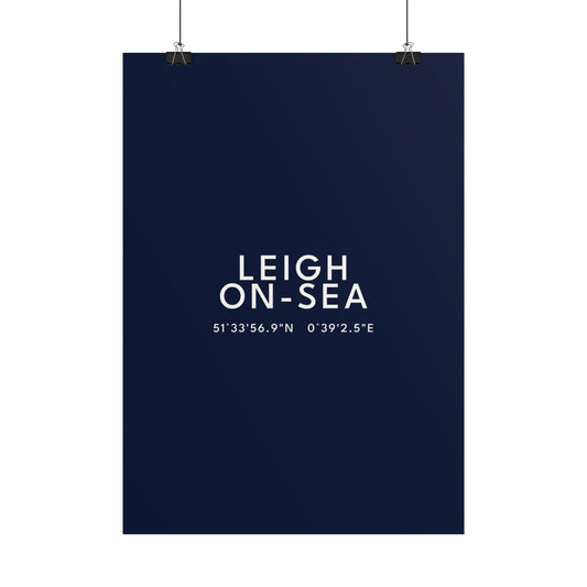 Leigh-on-Sea — Coordinates Print