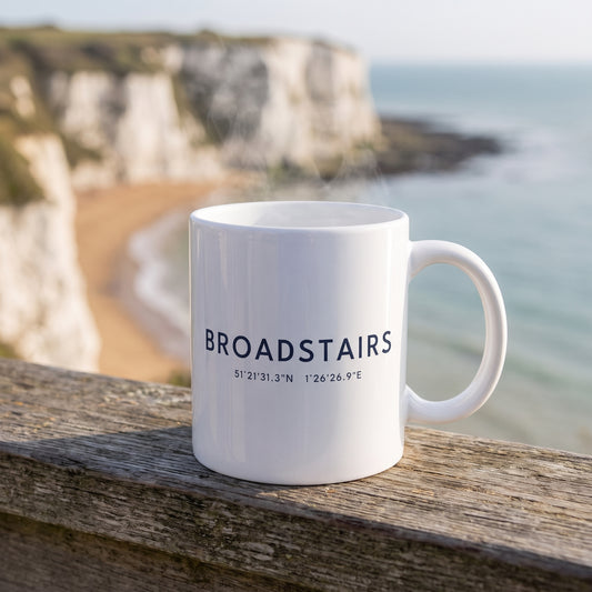 Broadstairs — Coordinates Ceramic Mug