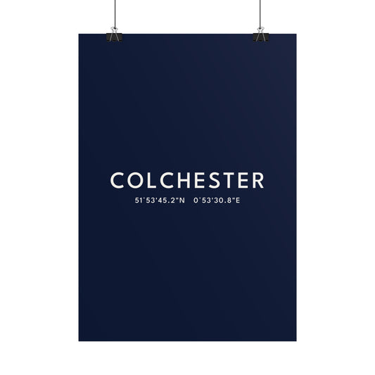 Colchester — Coordinates Print