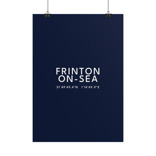 Frinton-on-Sea — Coordinates Print