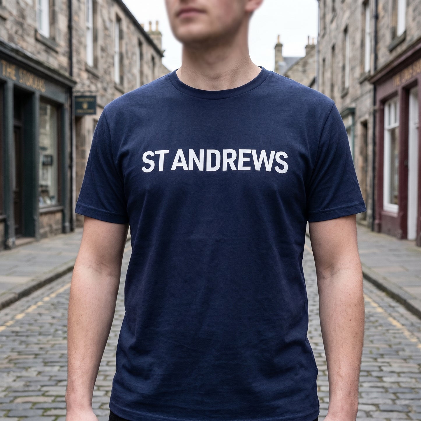 St Andrews — Navy Tee