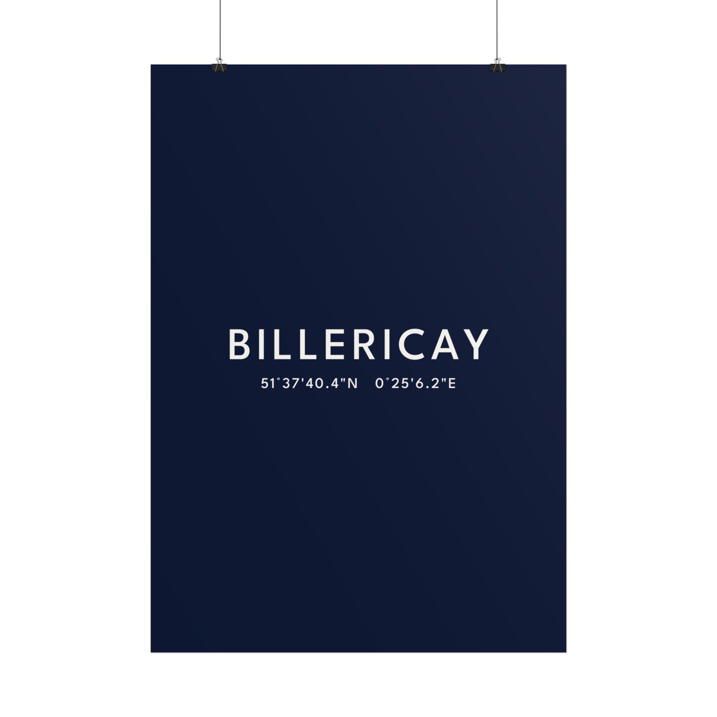 BILLERICAY — Coordinates Print