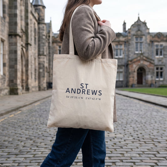 St Andrews — Coordinates Natural Tote