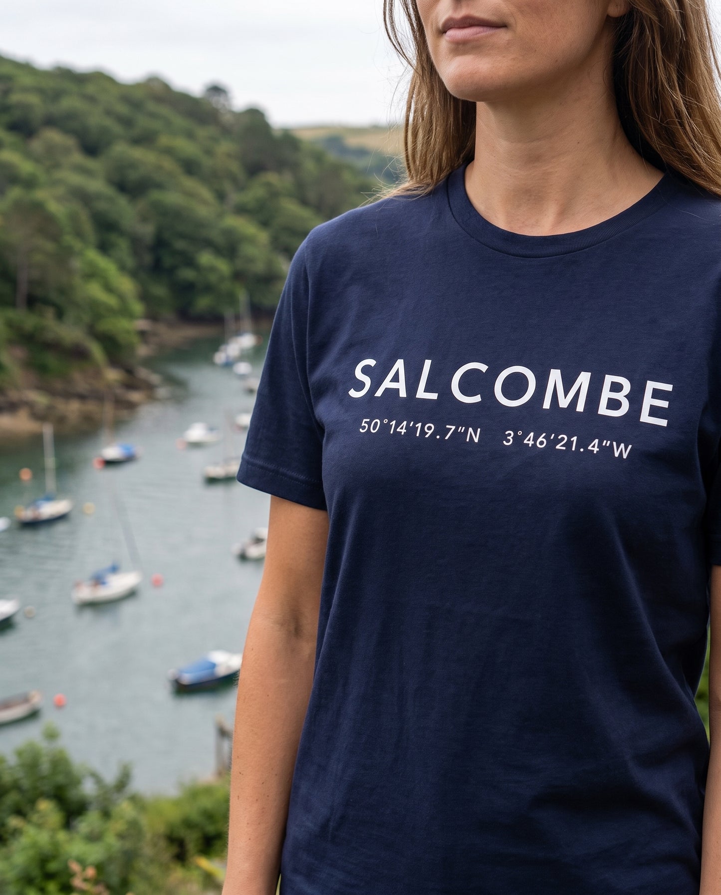Salcombe — Coordinates Navy Tee