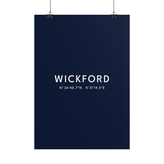 Wickford — Coordinates Print
