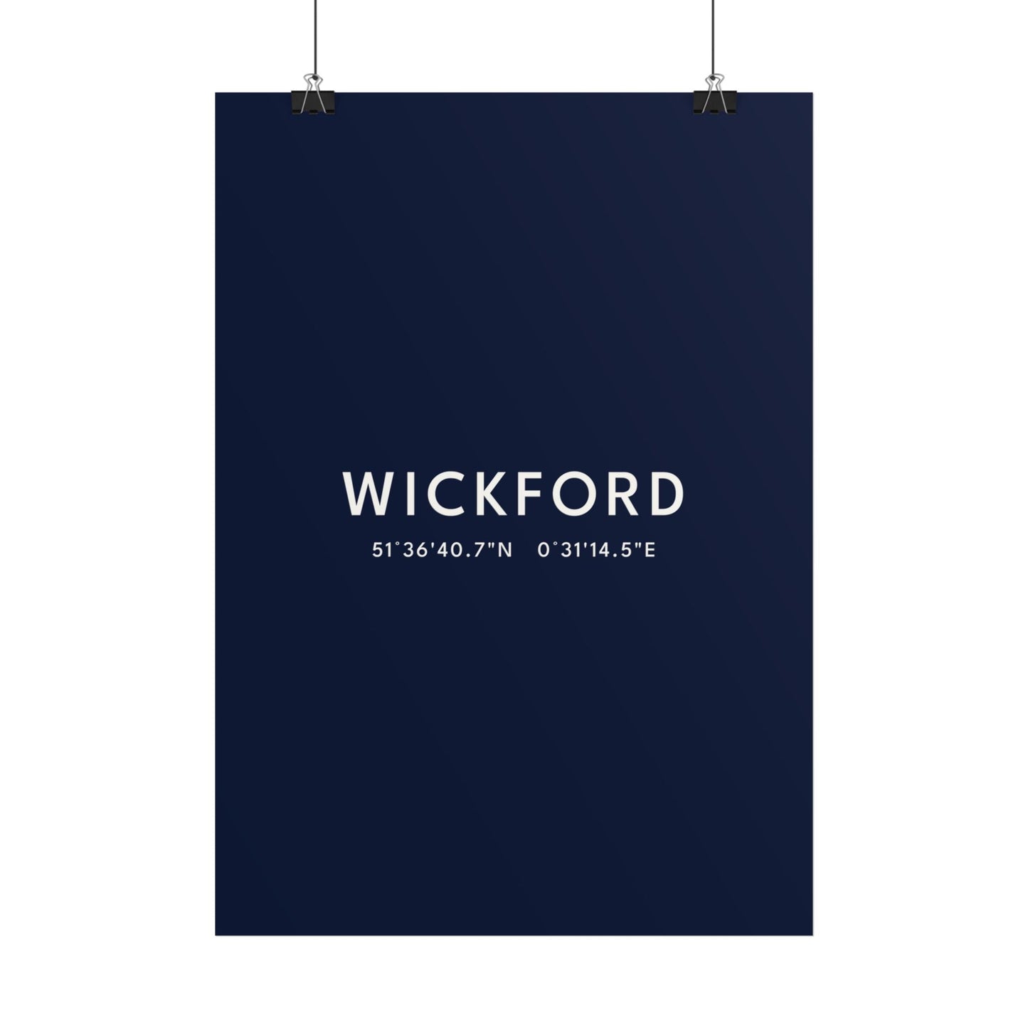 Wickford — Coordinates Print