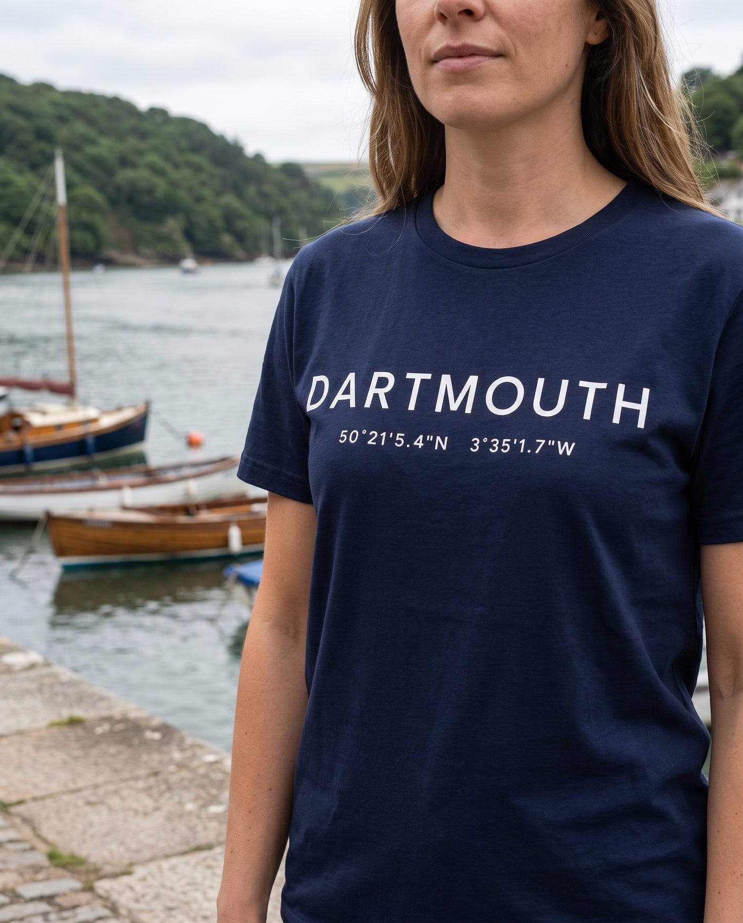 Dartmouth — Coordinates Navy Tee