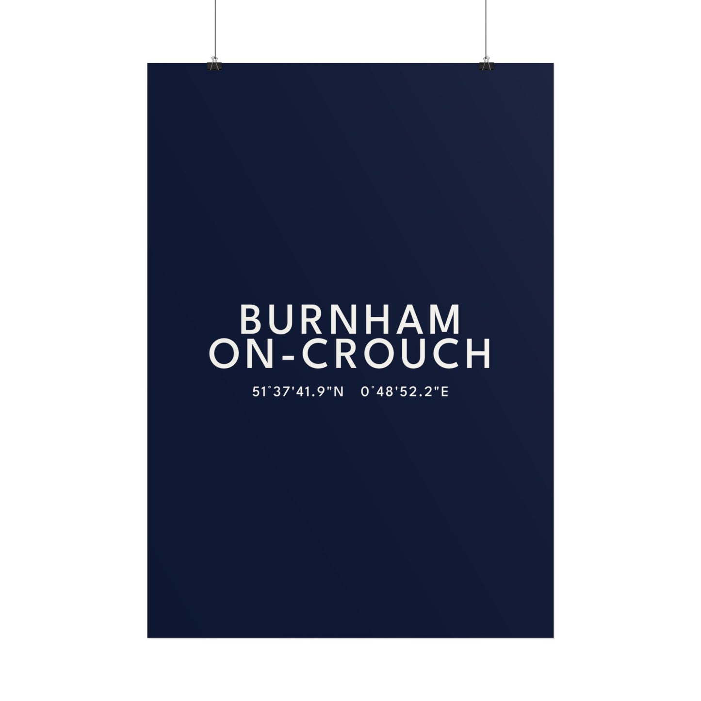 BURNHAM-ON-CROUCH — Coordinates Print