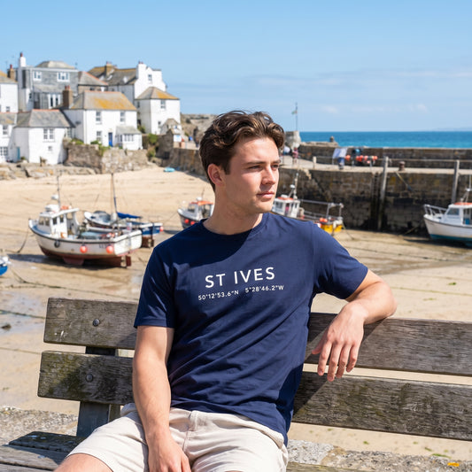 St Ives — Coordinates Navy Tee