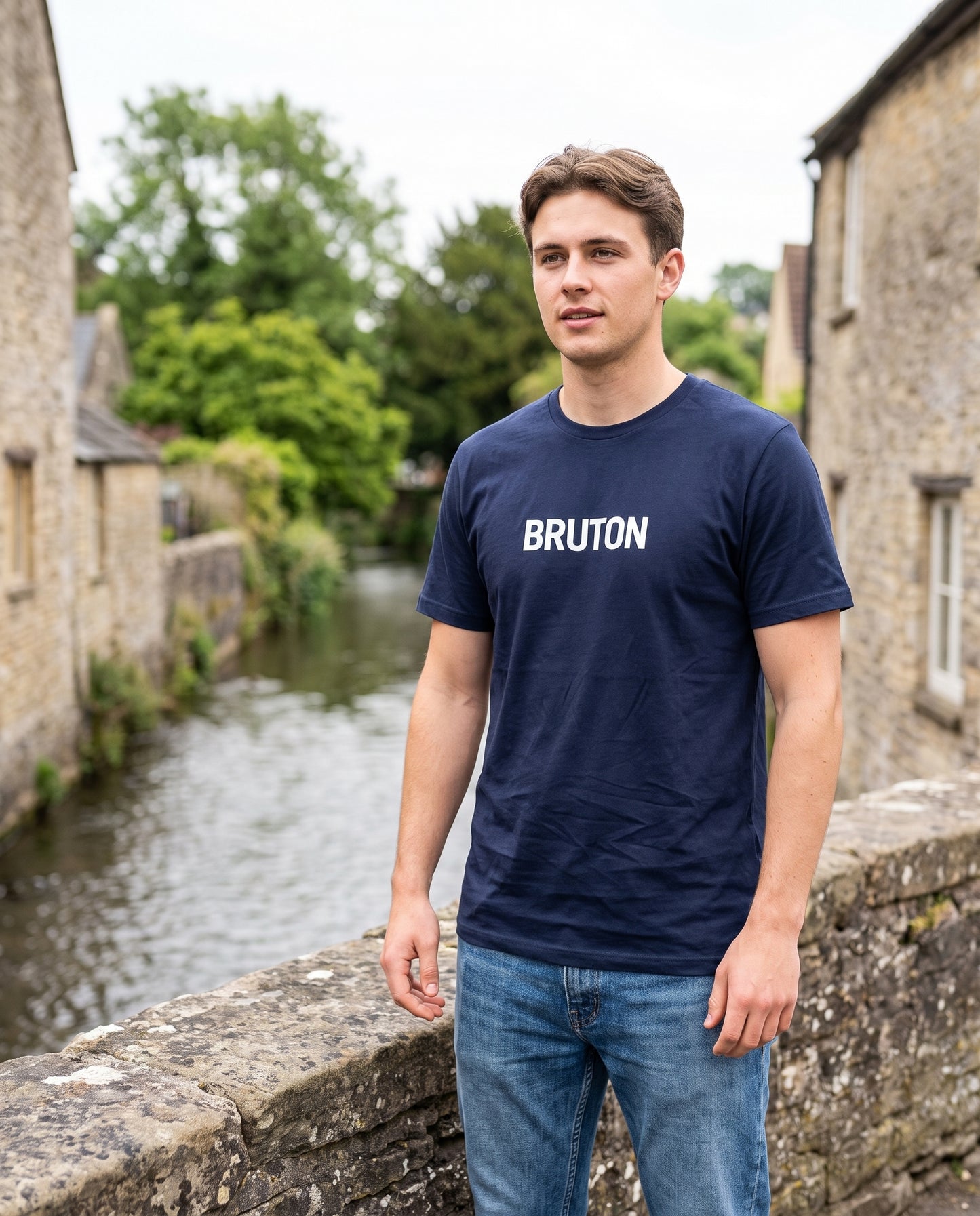Bruton — Navy Tee