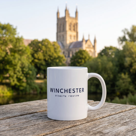 Winchester — Coordinates Ceramic Mug