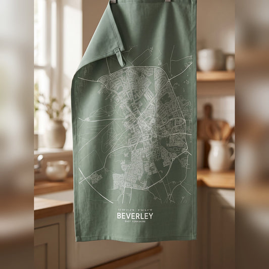 Beverley — Map Tea Towel