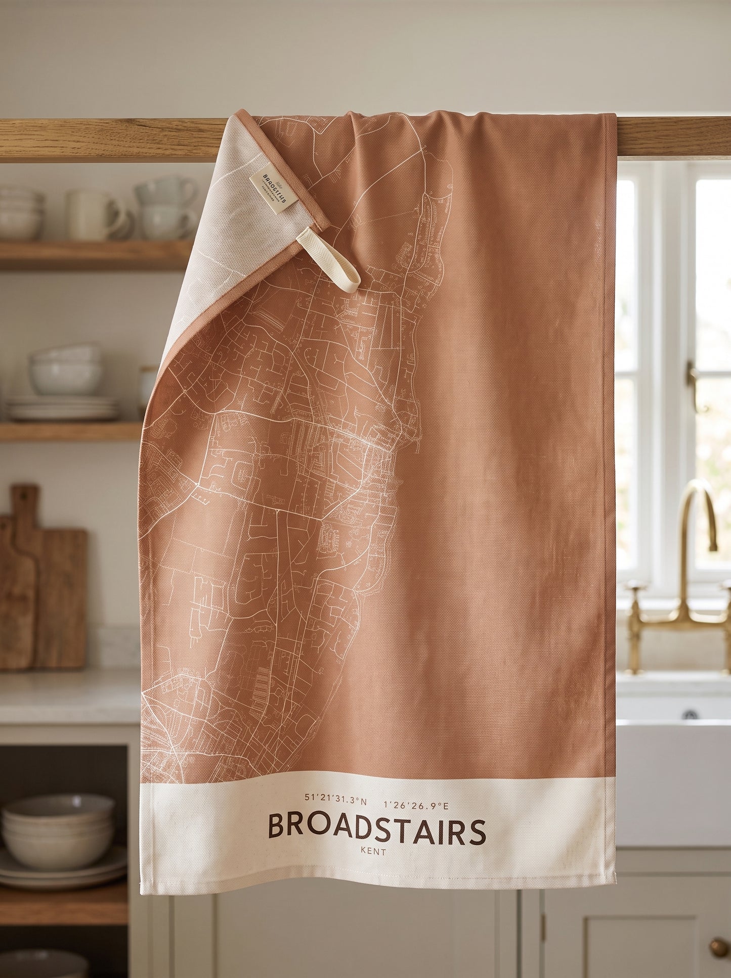Broadstairs — Map Tea Towel