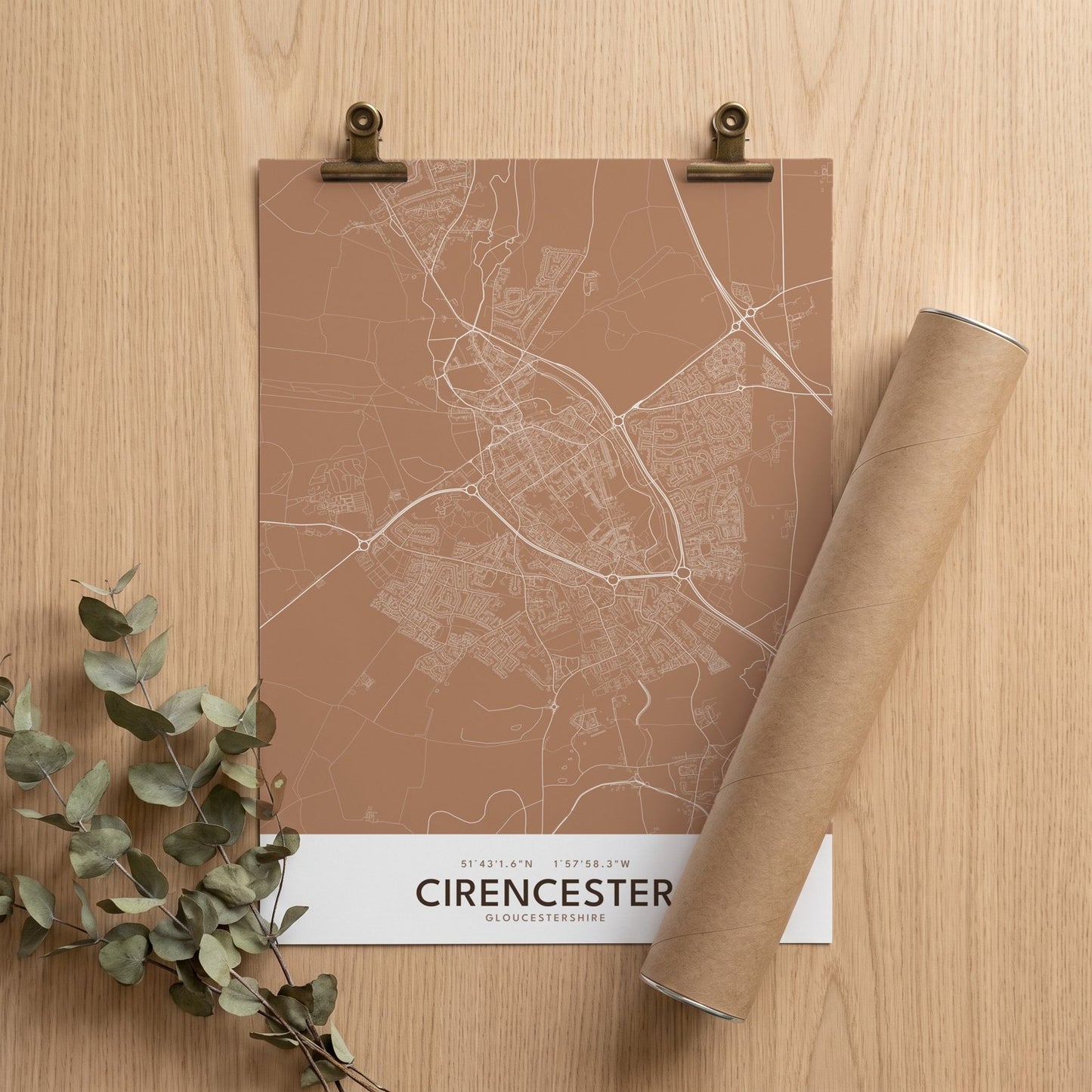 Cirencester — Map Print