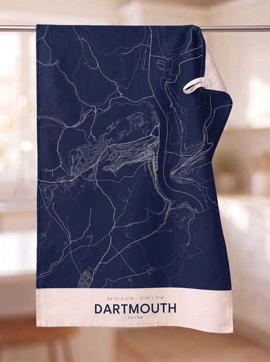 Dartmouth — Map Tea Towel