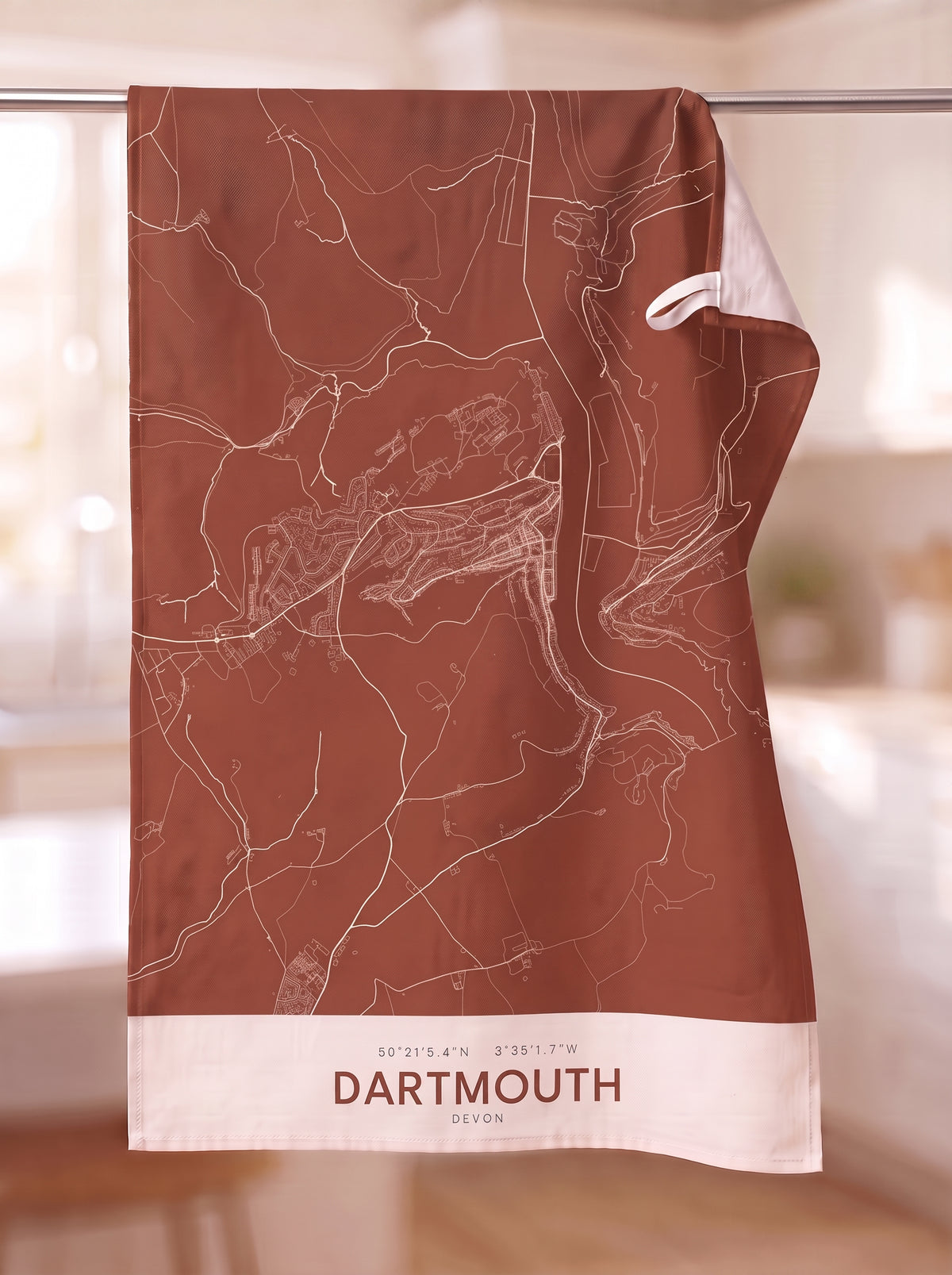 Dartmouth — Map Tea Towel