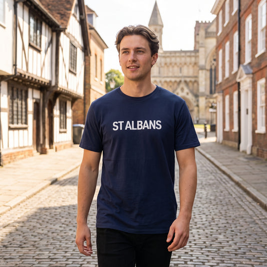 St Albans — Navy Tee