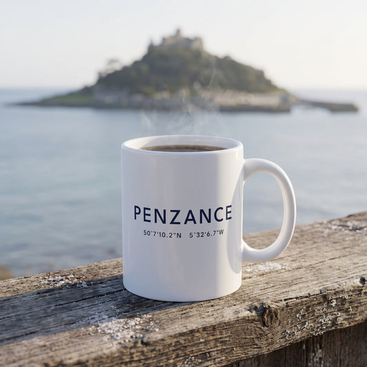 Penzance — Coordinates Ceramic Mug