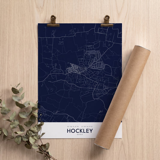 Your Town Merch — Hockley Map Print lifestyle