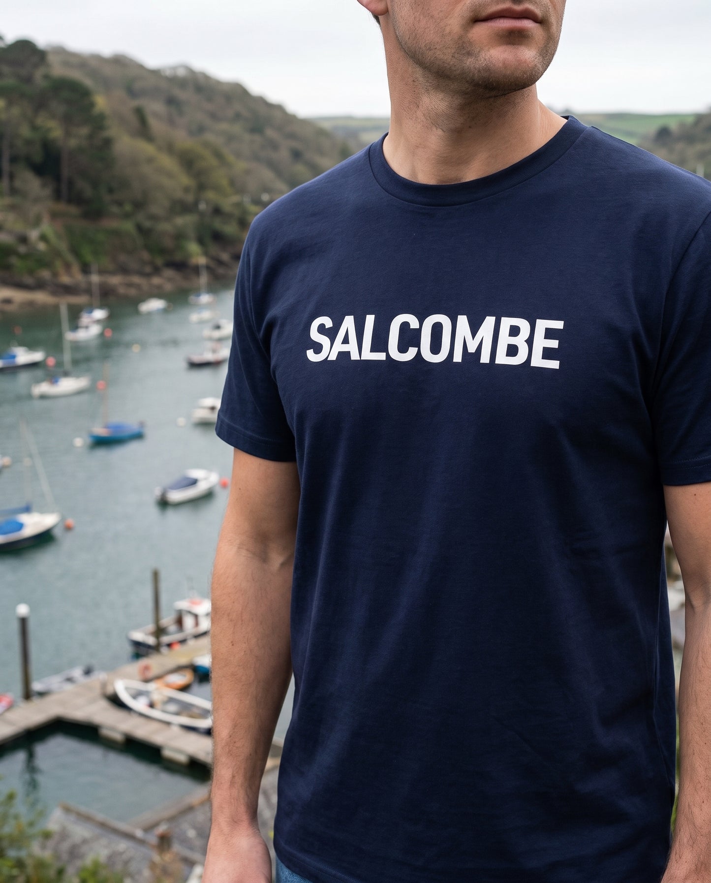 Salcombe — Navy Tee