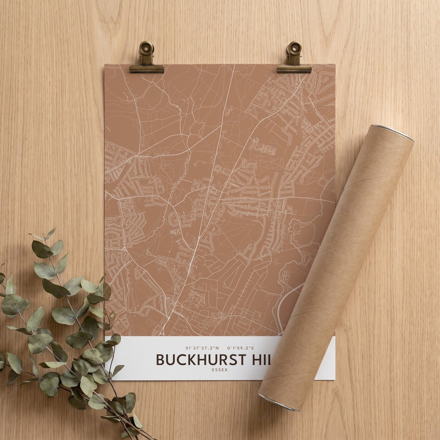 Buckhurst Hill — Map Print