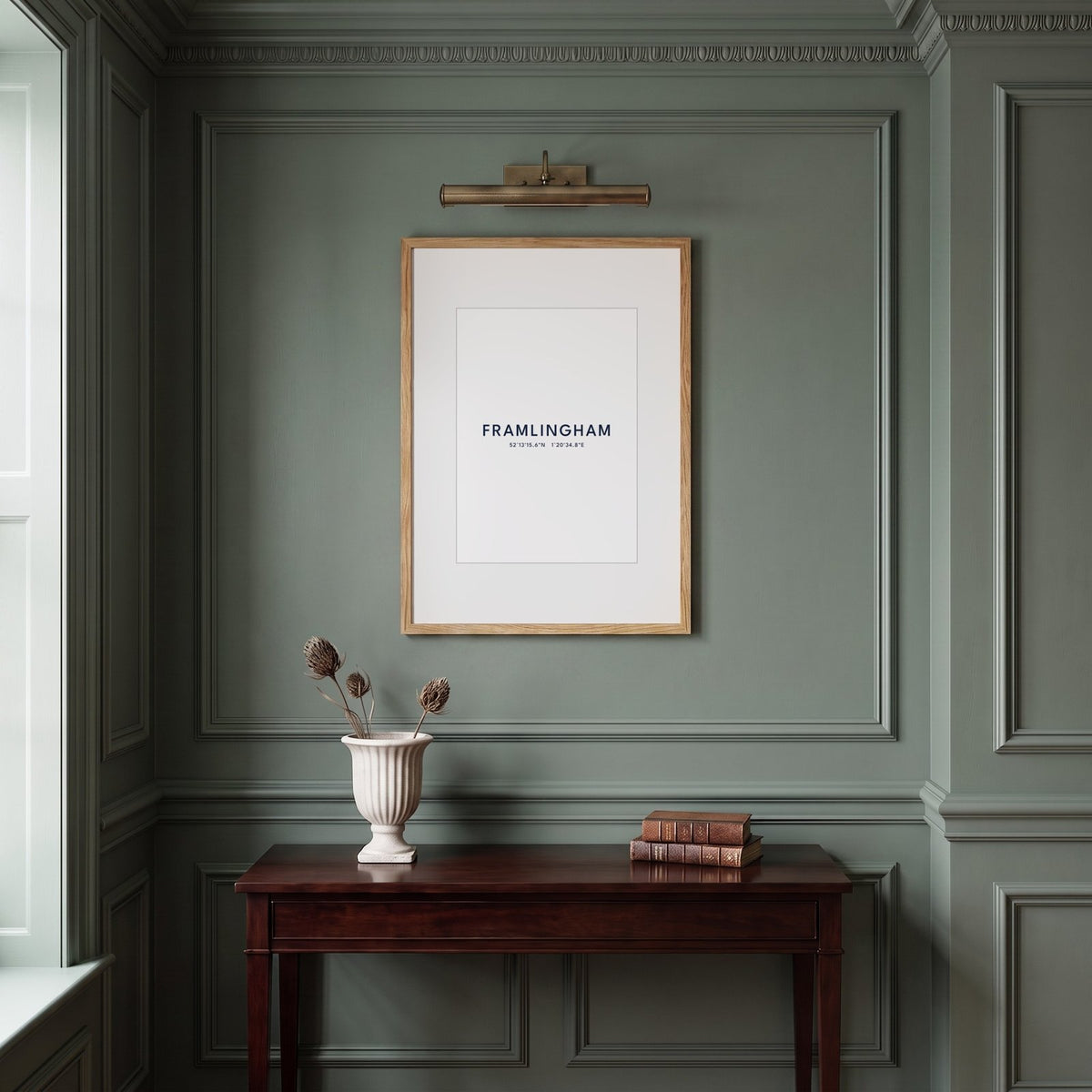 Framlingham — Framed Coordinates Print