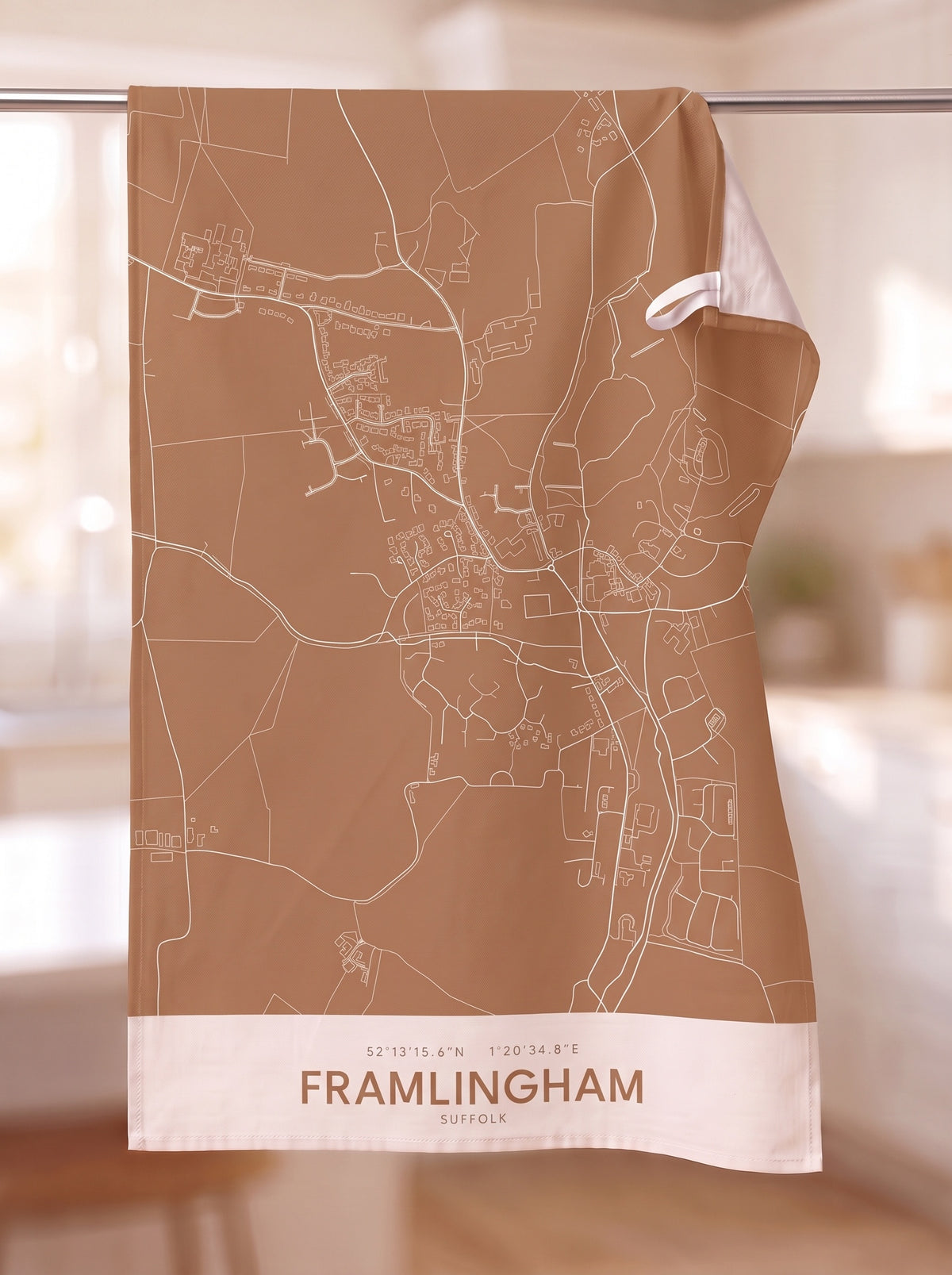 Framlingham — Map Tea Towel