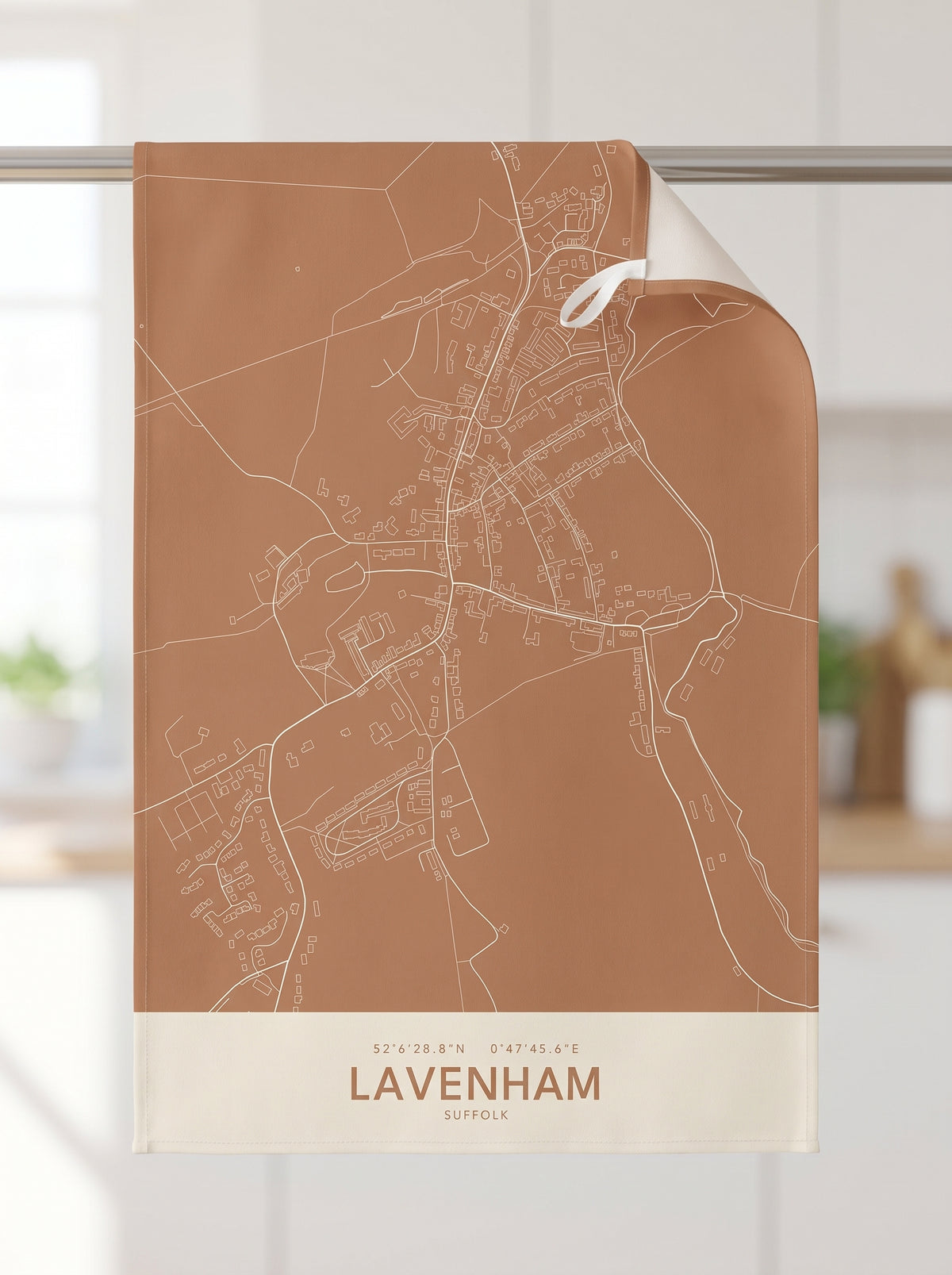 Lavenham — Map Tea Towel