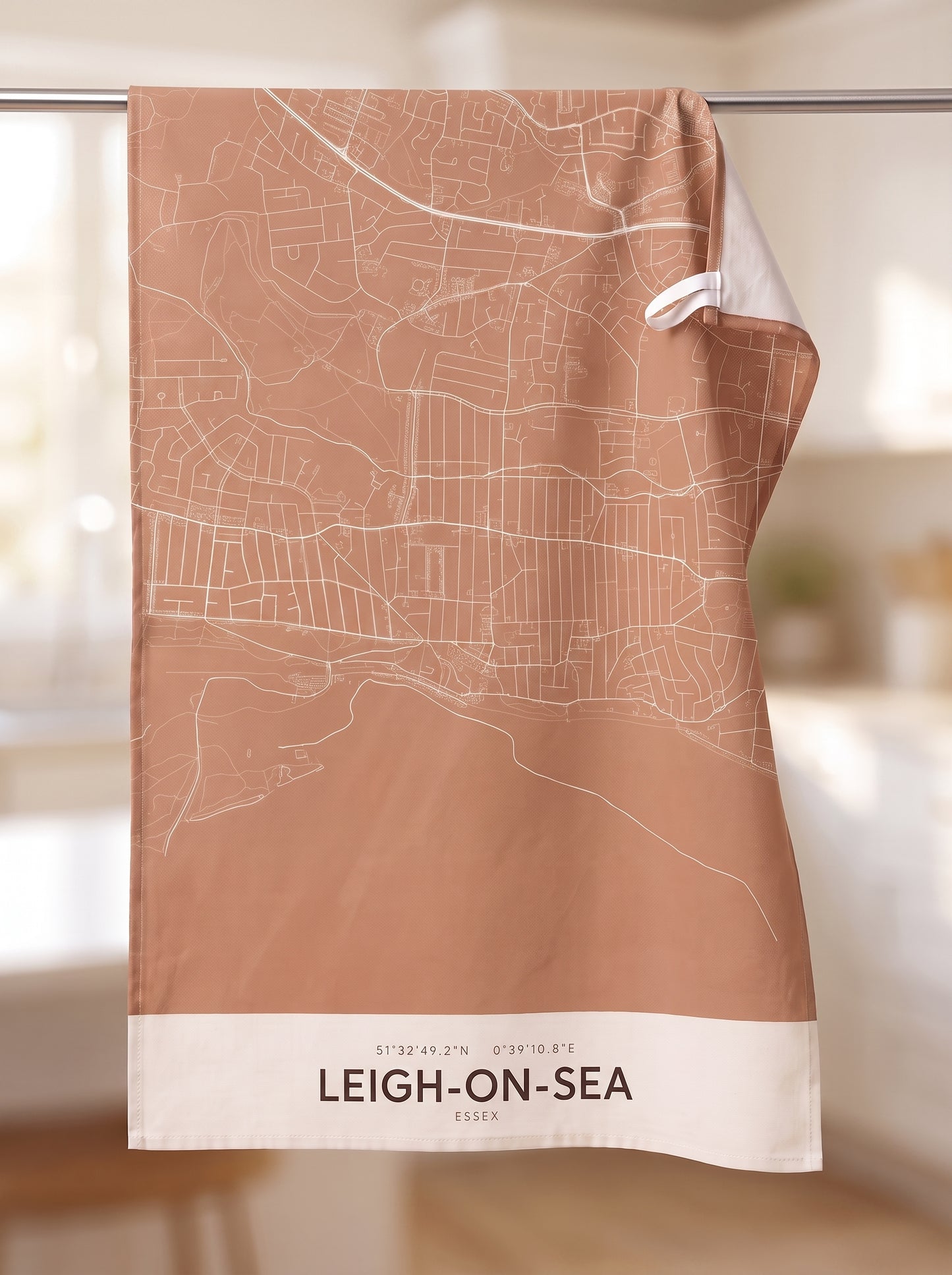 Leigh-on-Sea — Map Tea Towel