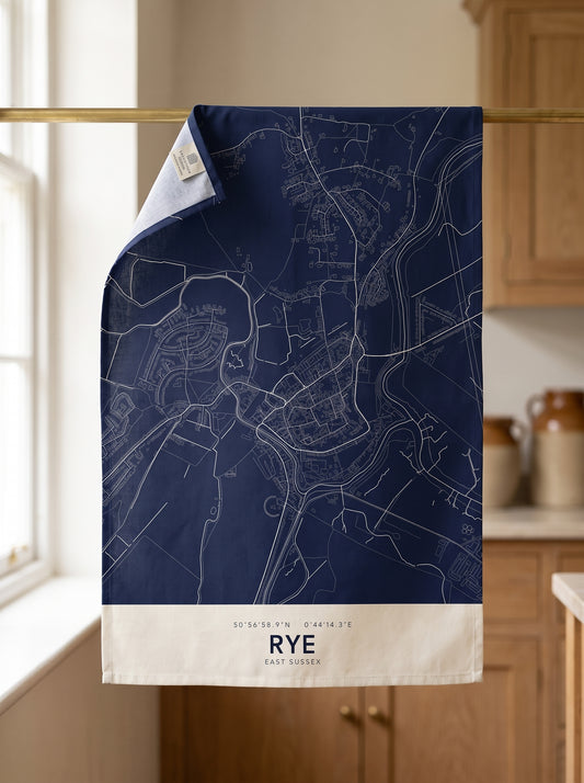 Rye — Map Tea Towel