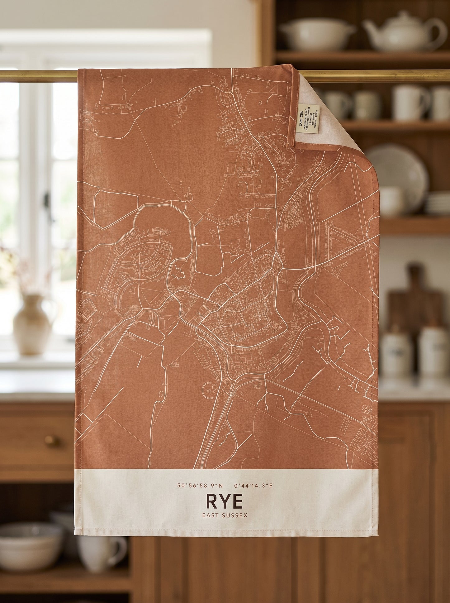 Rye — Map Tea Towel